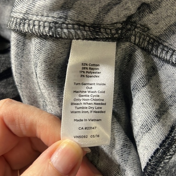 Talbots Velour Striped Cardigan - Picture 6 of 6